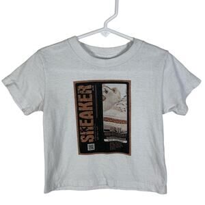 Rabbit Skins Toddler Jordan 3 Palomino white tshirt Size 3 Sneakerhead